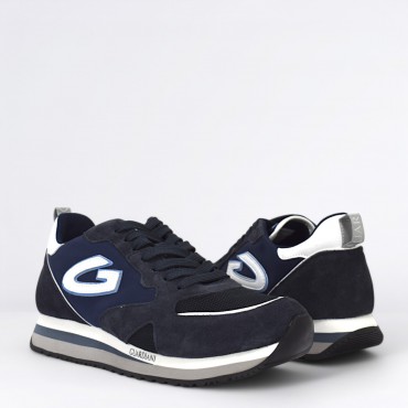 Sneaker in Camoscio Col. Blu