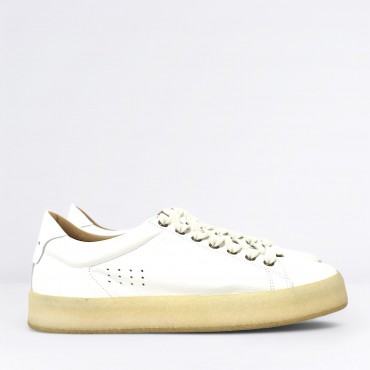 Sneaker in Pelle Col. Bianco