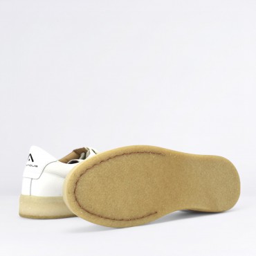 Sneaker in Pelle Col. Bianco