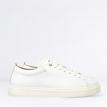 Sneaker in Pelle Col. Bianco