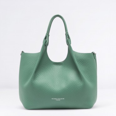 Borsa Dua in Pelle Col. Menta