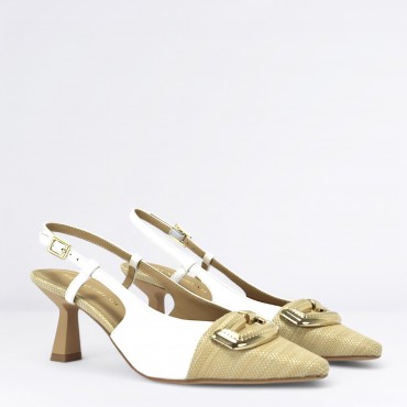 Chanel in Pelle Col. Beige/Bianco