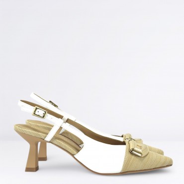 Chanel in Pelle Col. Beige/Bianco