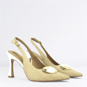 Chanel in Pelle Col. Beige/Bianco