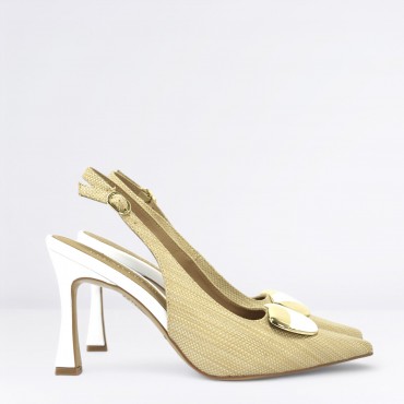 Chanel in Pelle Col. Beige/Bianco