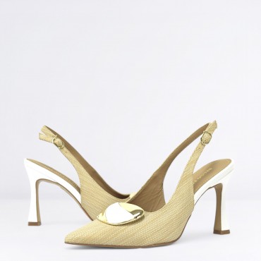 Chanel in Pelle Col. Beige/Bianco