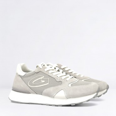 Sneaker in Camoscio Col. Ghiaccio
