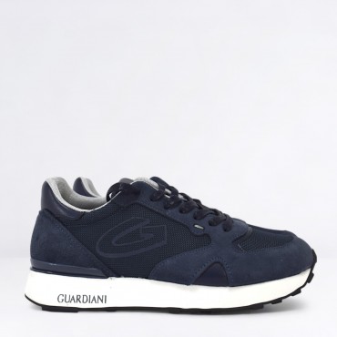 Sneaker in Camoscio Col. Blu