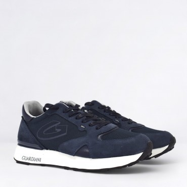 Sneaker in Camoscio Col. Blu