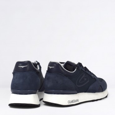 Sneaker in Camoscio Col. Blu