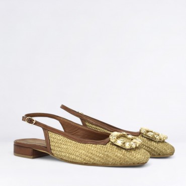 Chanel rafia Col. Cuoio