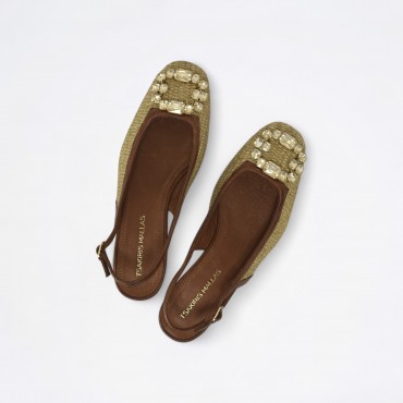 Chanel rafia Col. Cuoio