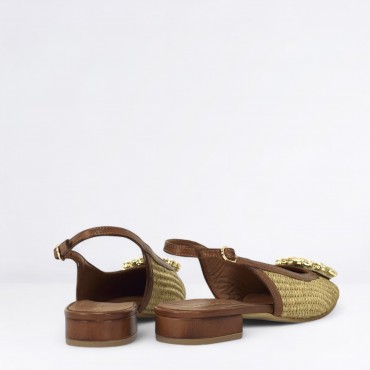Chanel rafia Col. Cuoio