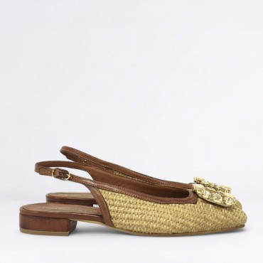 Chanel rafia Col. Cuoio