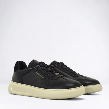 Sneaker in Pelle Col. Nero