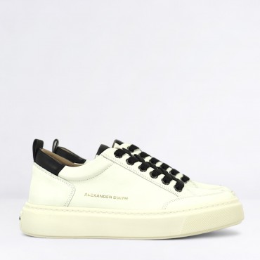 Sneaker Bond in Pelle Col. Bianco
