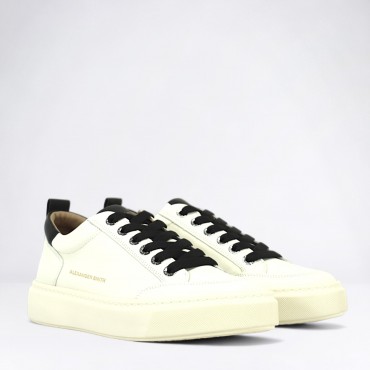 Sneaker Bond in Pelle Col. Bianco