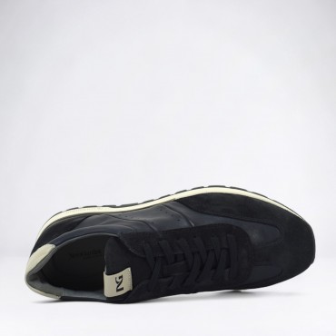 Sneaker in Pelle Col. Blu