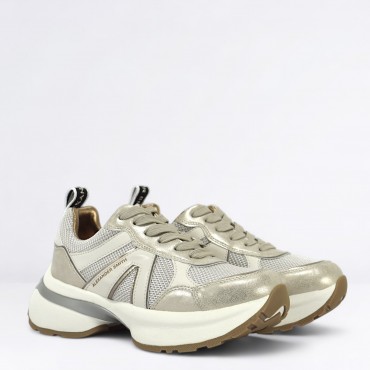 Sneaker Victoria in Pelle Col. Avorio