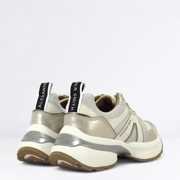 Sneaker Victoria in Pelle Col. Avorio