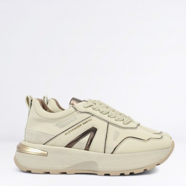 Sneaker Liverpool in Pelle Col. Beige