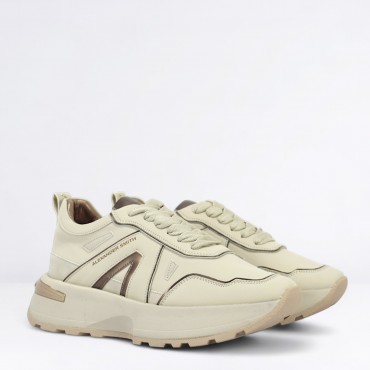 Sneaker Liverpool in Pelle Col. Beige