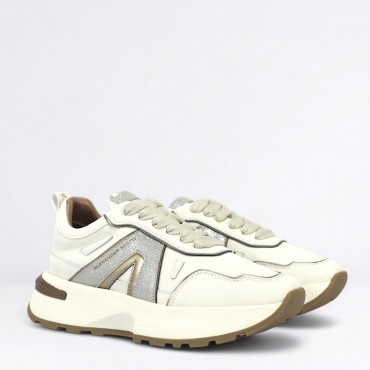 Sneaker Liverpool in Pelle Col. Ghiaccio