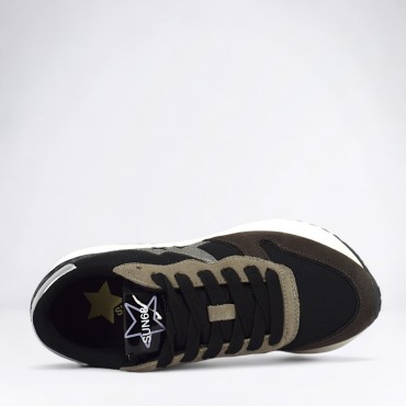 Sneaker Big Stargirl Mix Material Col. Nero