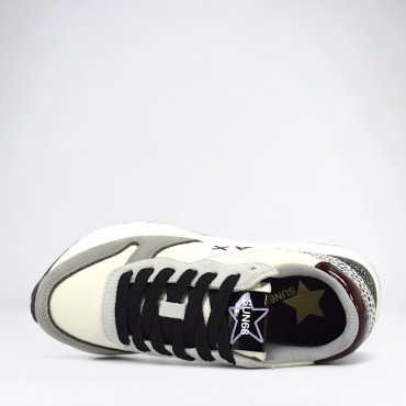 Sneaker Big Stargirl Mix Material Col. Bianco