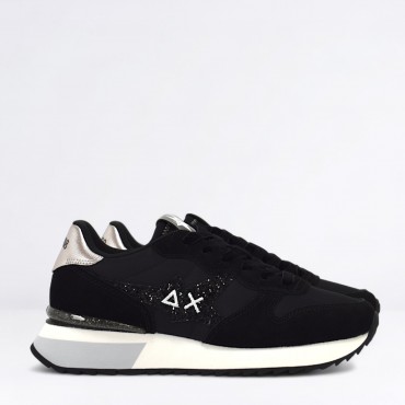 Sneaker Stargirl glitter logo Col. Nero