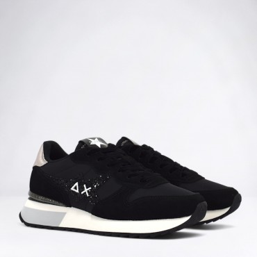 Sneaker Stargirl glitter logo Col. Nero
