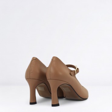 Décolleté in Pelle Col. Beige