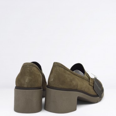 Mocassino in camoscio Col. Beige
