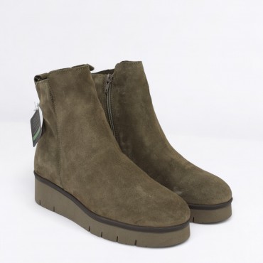 Tronchetto in camoscio Col. Beige