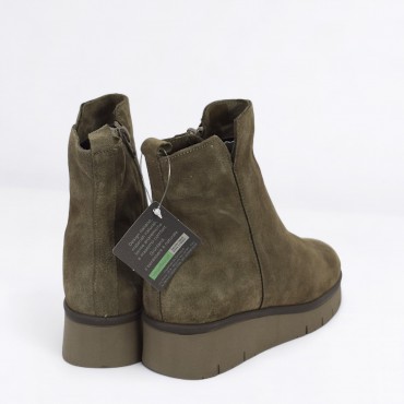 Tronchetto in camoscio Col. Beige