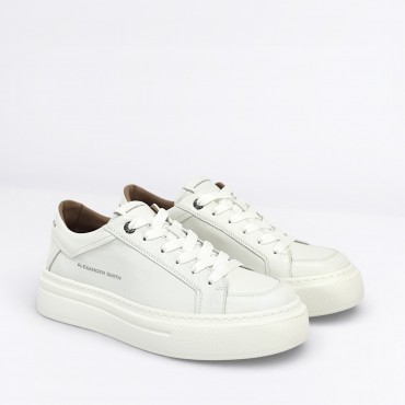 Sneaker Regent in Pelle Col. Bianco
