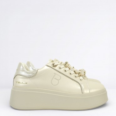 Sneaker in pelle Col. Beige Sneaker in pelle Col. Beige