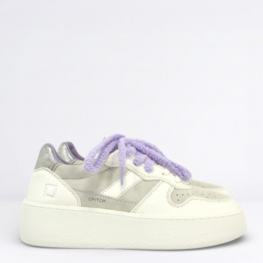 Sneaker Court Platform Col. Bianco