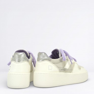 Sneaker Court Platform Col. Bianco