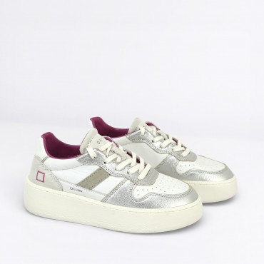 Sneaker Court Platform Col. Argento