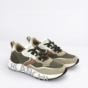 Sneaker Club01 Col. Beige Verde Sneaker Club01 Col. Beige Verde