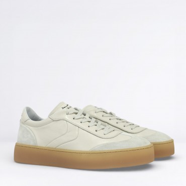 Sneaker Mind02 in pelle Col. Bianco