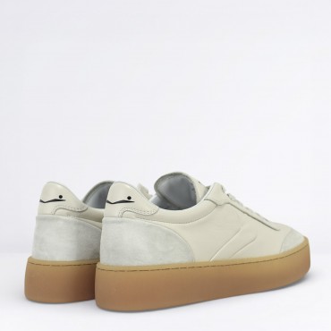 Sneaker Mind02 in pelle Col. Bianco