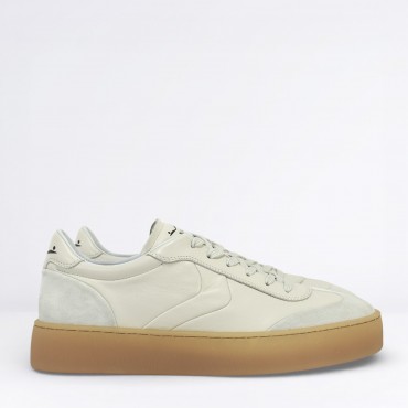 Sneaker Mind02 in pelle Col. Bianco