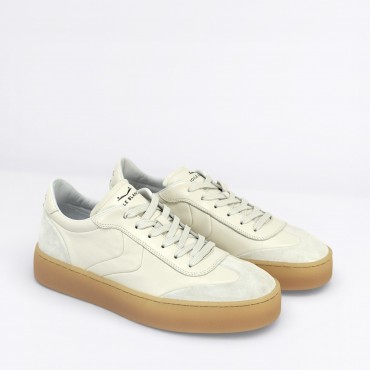Sneaker Mind02 in pelle Col. Bianco