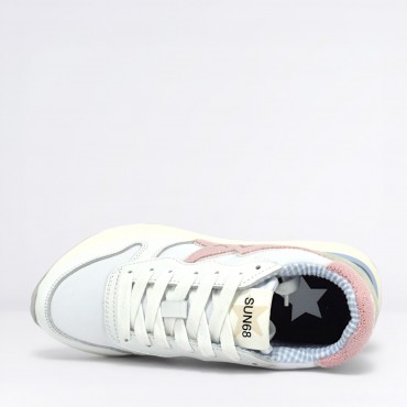 Sneaker Big stargirl spongee logo Col. Bianco