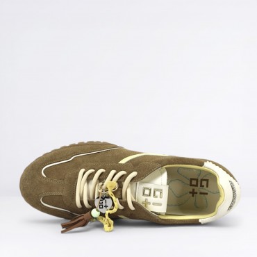 Sneaker in Camoscio Col. Marrone