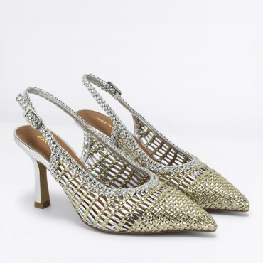 Chanel il Pelle Col. Oro/Argento