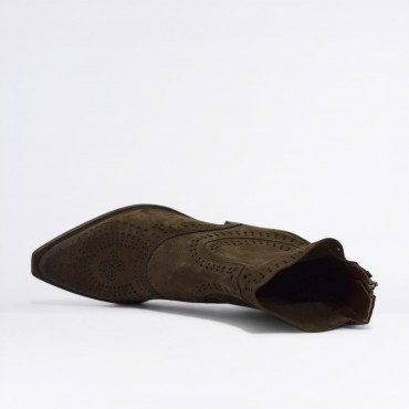 Tronchetto in camoscio Col. T. Moro