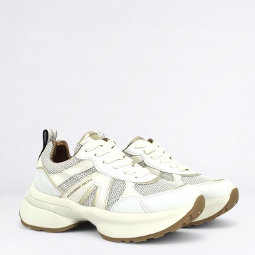 Sneaker Victoria in Pelle Col. Bianco